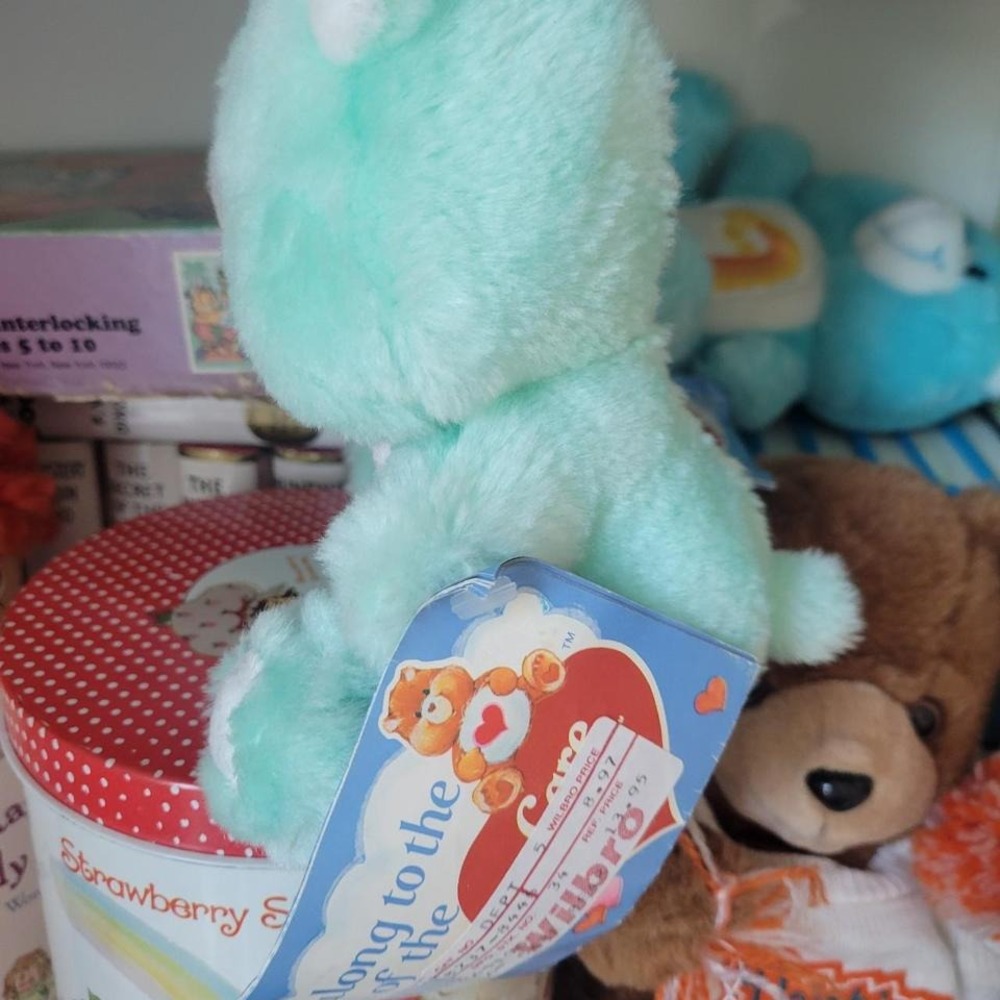 Vintage 80s Care Bears bedtime bear plush toy nwt - Picture 2 of 4